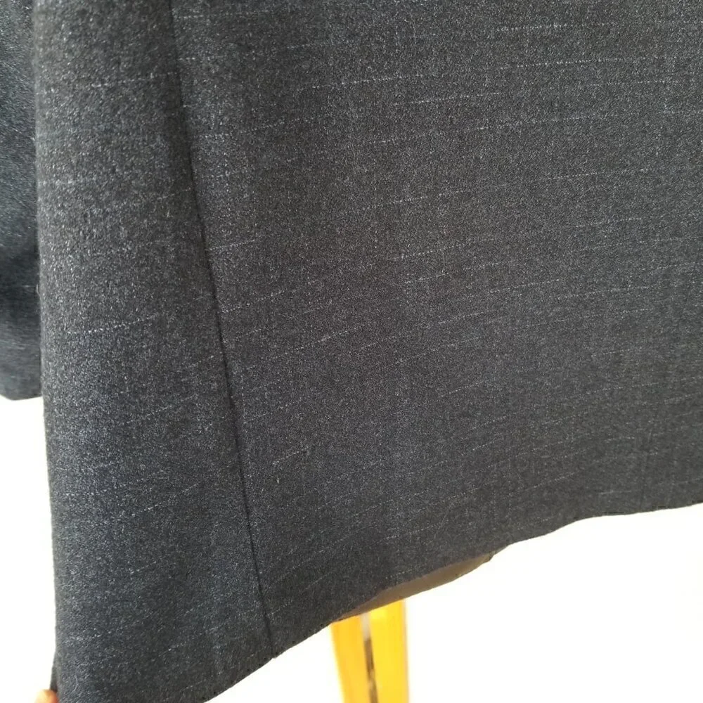 Men's Navy Blue Sport Coat Blazer Two-Button Wool Blend